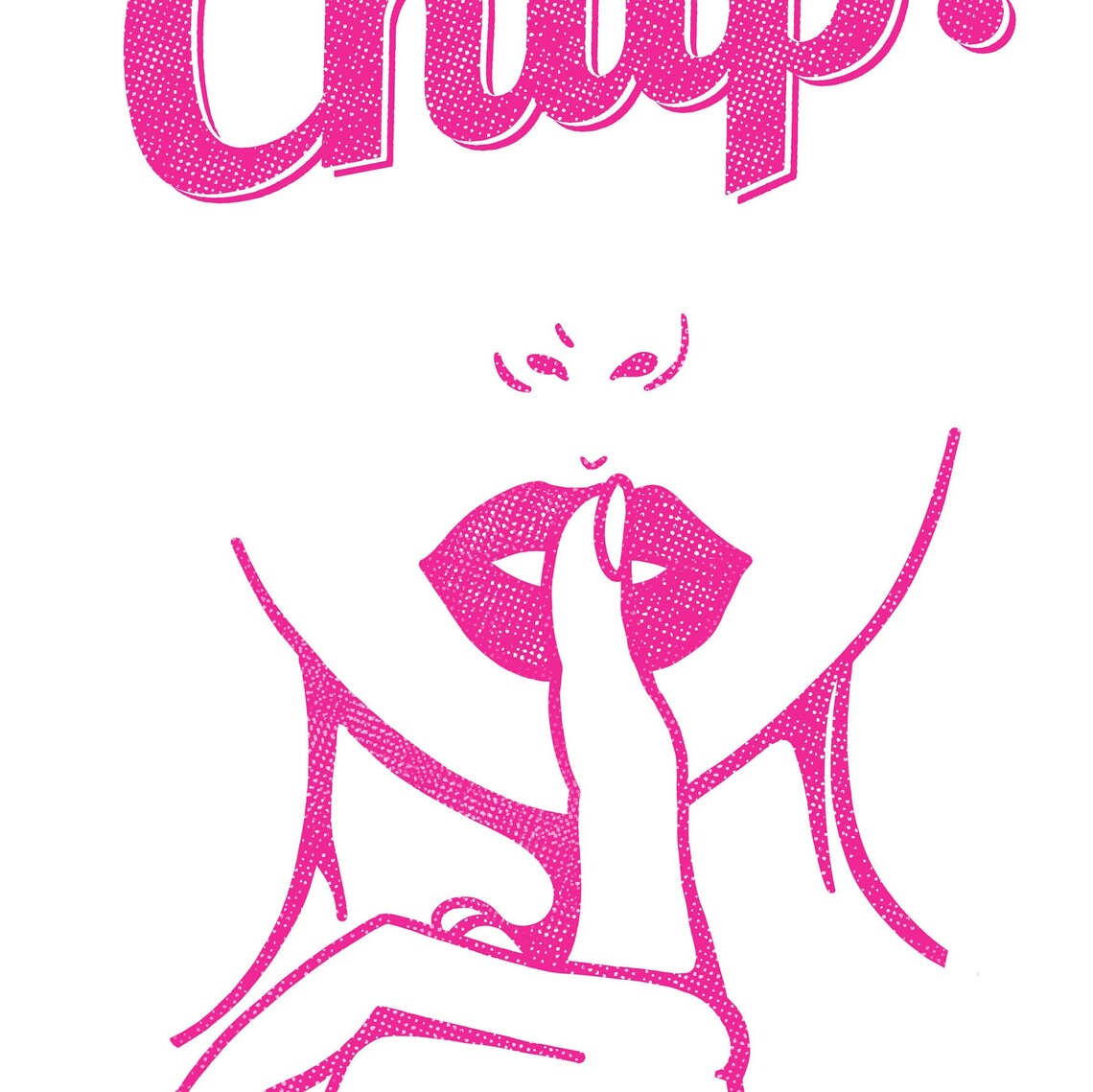 Chup Pink Indian Desi Poster Print - Image 2