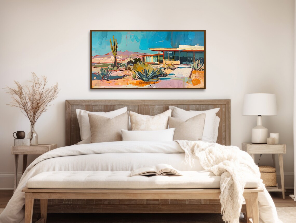 Mid-Century Palm Springs Desert Architecture Art Print - Image 2