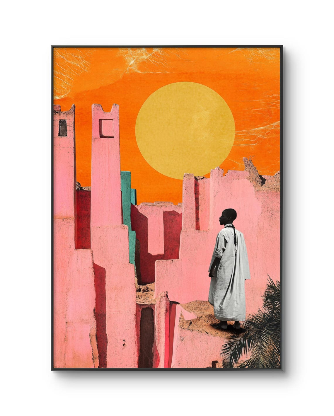 Djenné, Mali Surreal Africa Art Print
