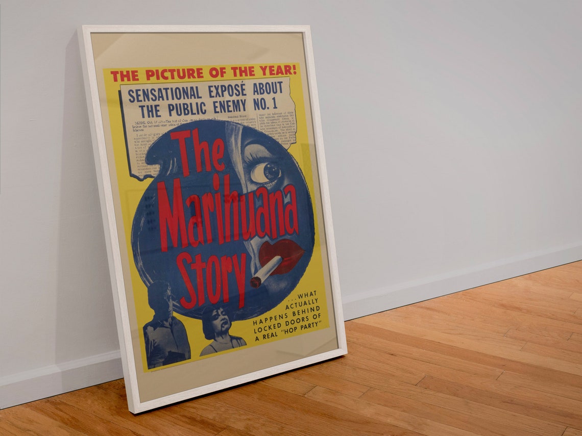 The Marihuana Story 1950s Anti-Drug Exploitation Expose Movie Poster - Image 4