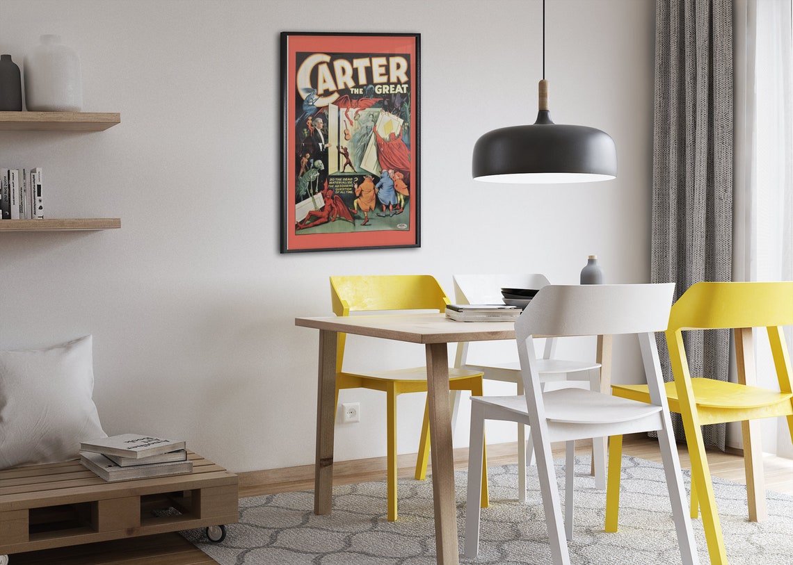 Carter The Great Do The Dead Materialize Occult Spirits Poster - Image 2
