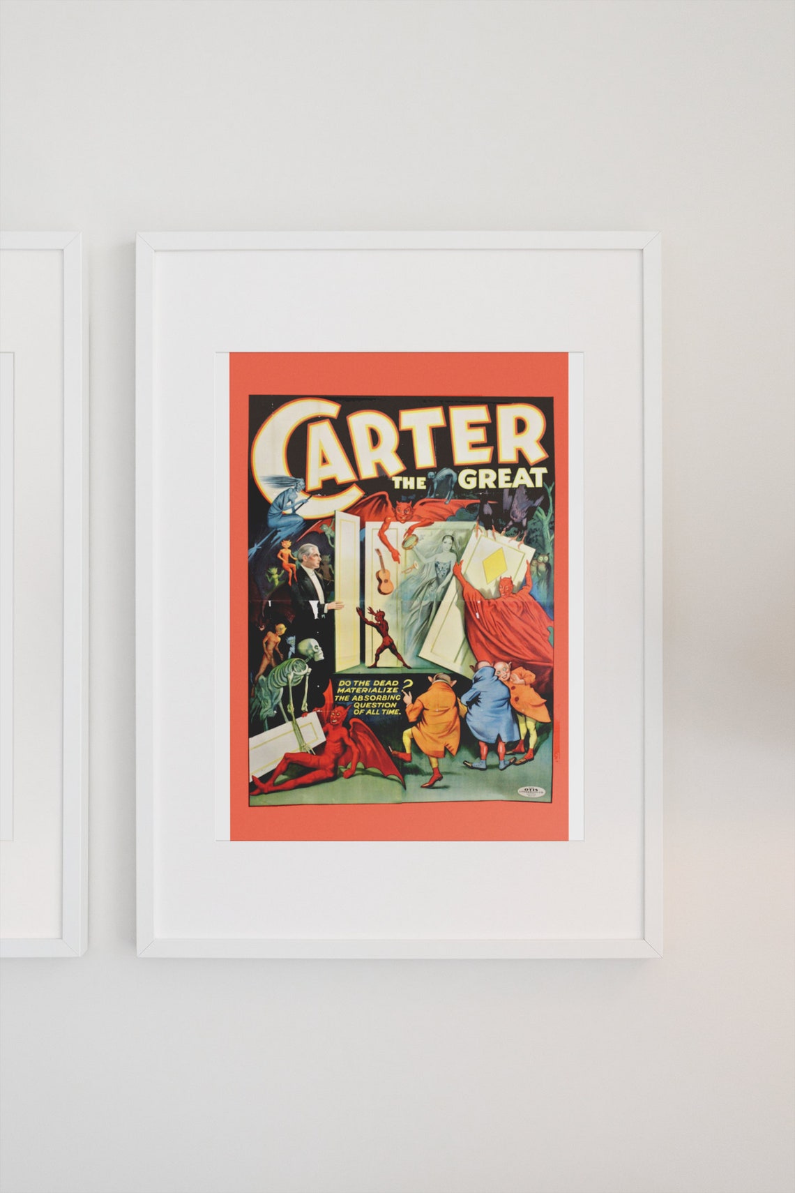 Classic Carter the Great Magician Beats the Devil Show Poster - Image 3