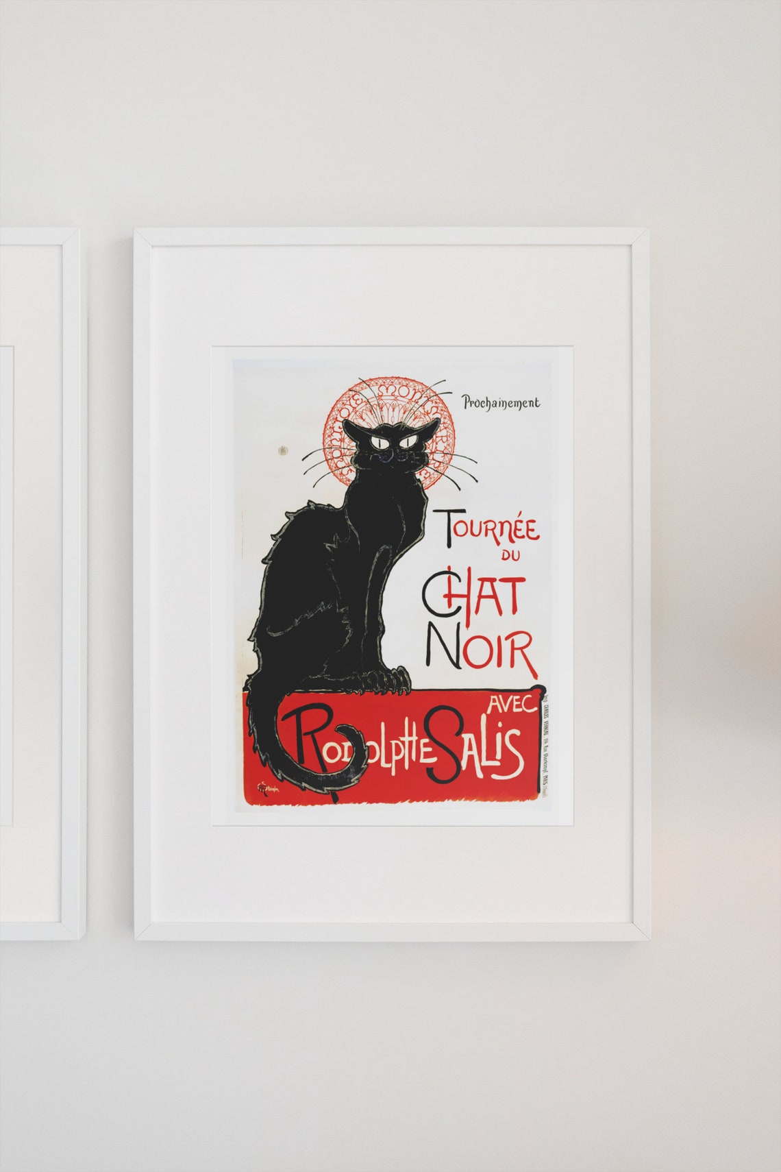 Tournee Du Chat Noir Rodolphe Salis Steinlen Vintage Paris Poster - Image 3