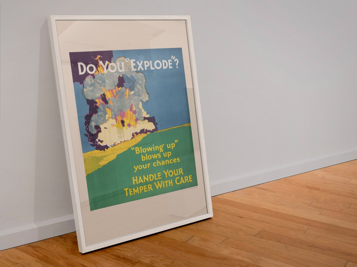 Do You Explode Handle Your Temper With Care Motivational Poster - Image 4
