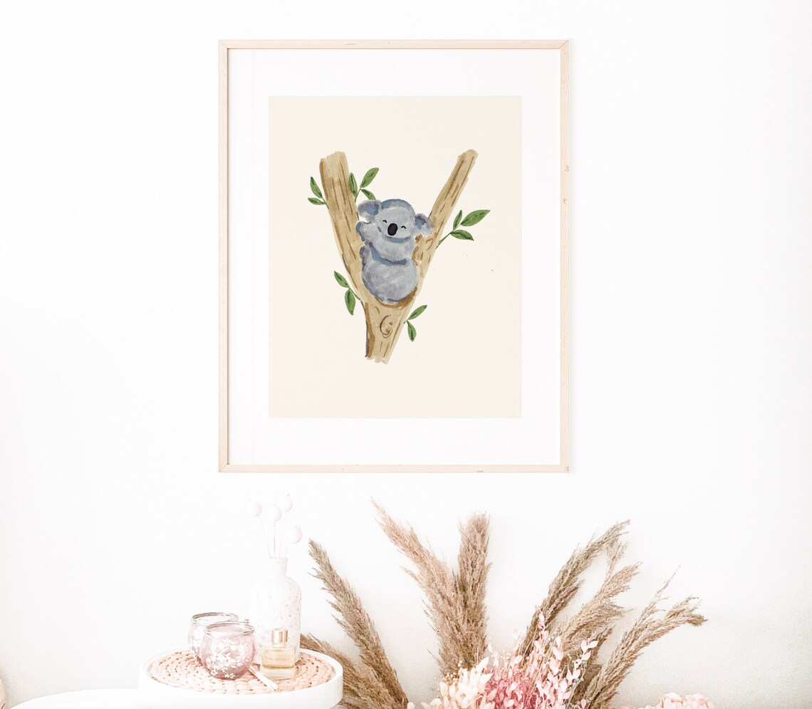 Koala Art Print, Kids Room Nursery Decor - Image 3