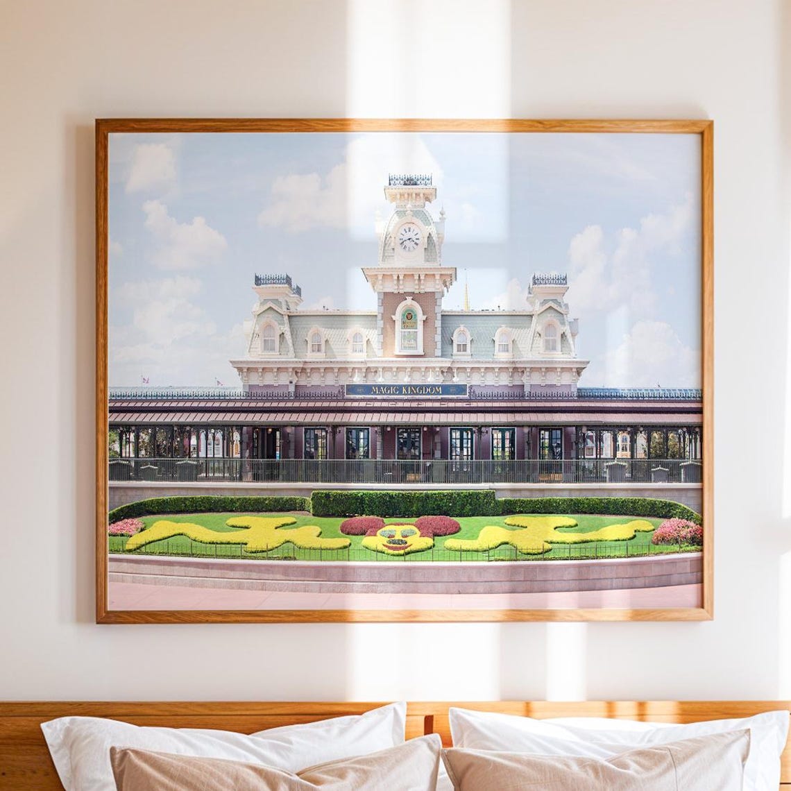 Magic Kingdom Train Station Wall Art Disney Print Wdw