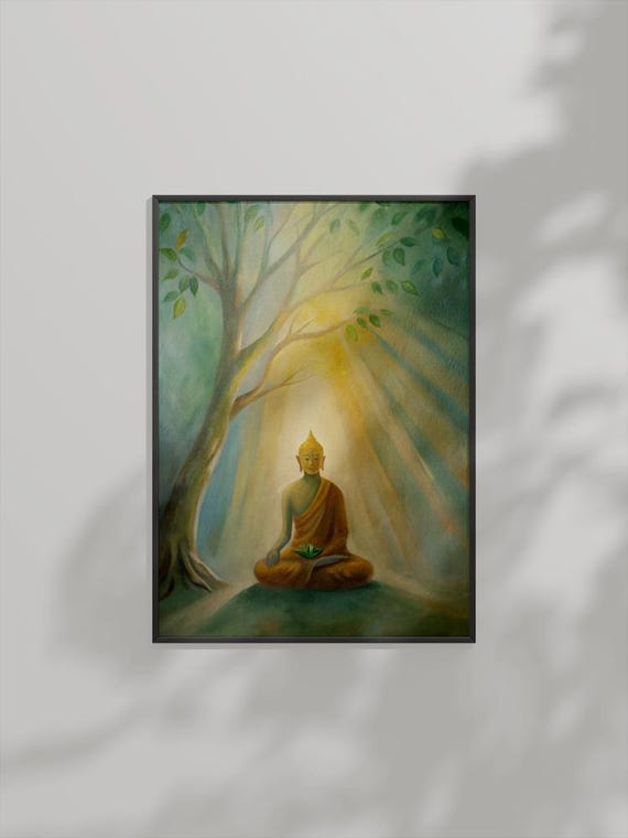 Buddha Meditation Under Tree