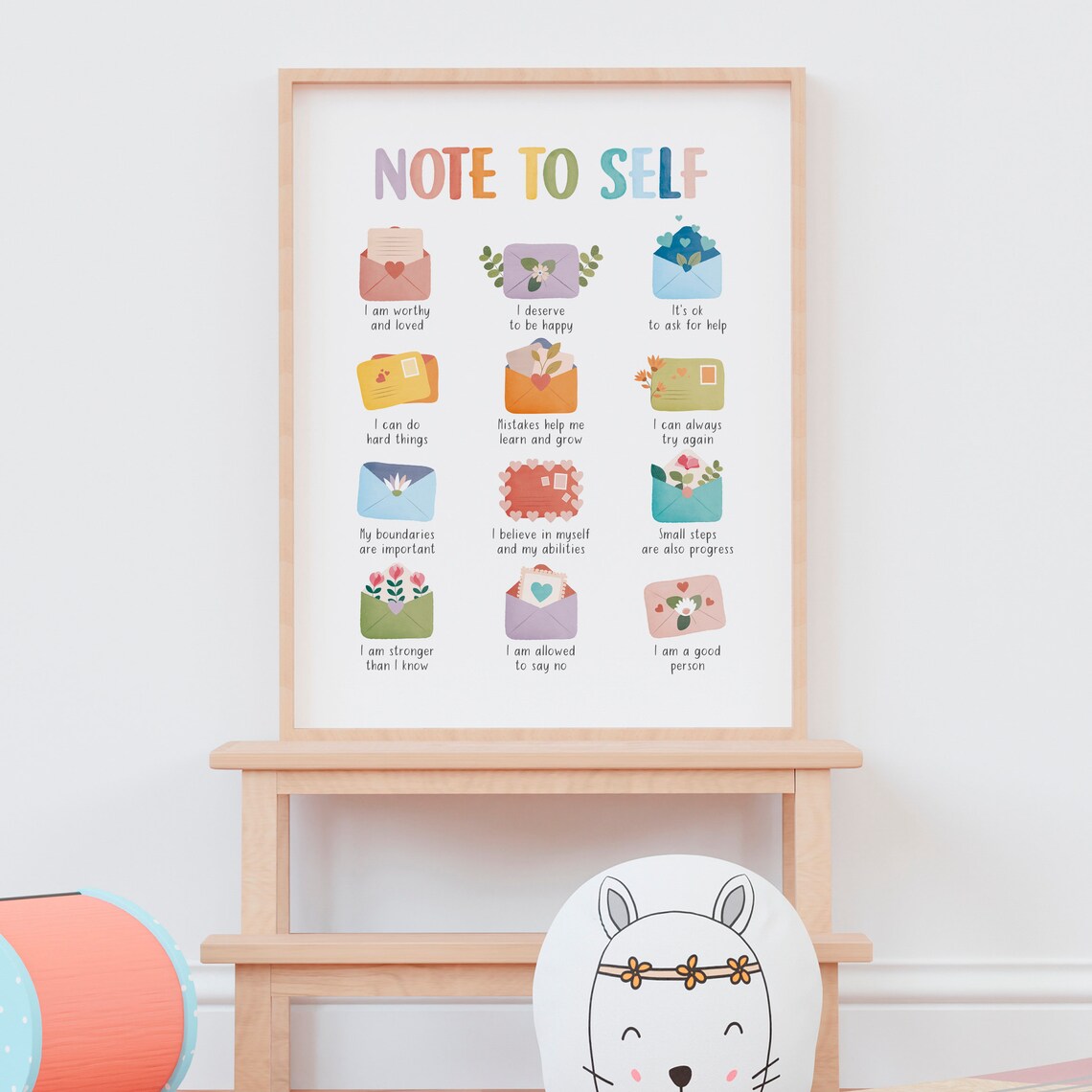 Note to Self Poster, Therapy Office Decor - Image 4