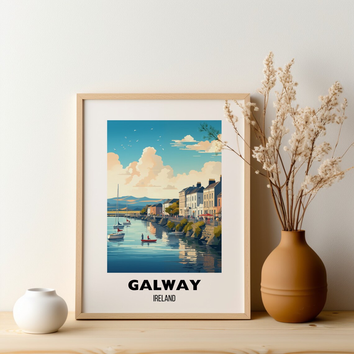 Galway Travel Poster, Ireland City Art Print - Image 2