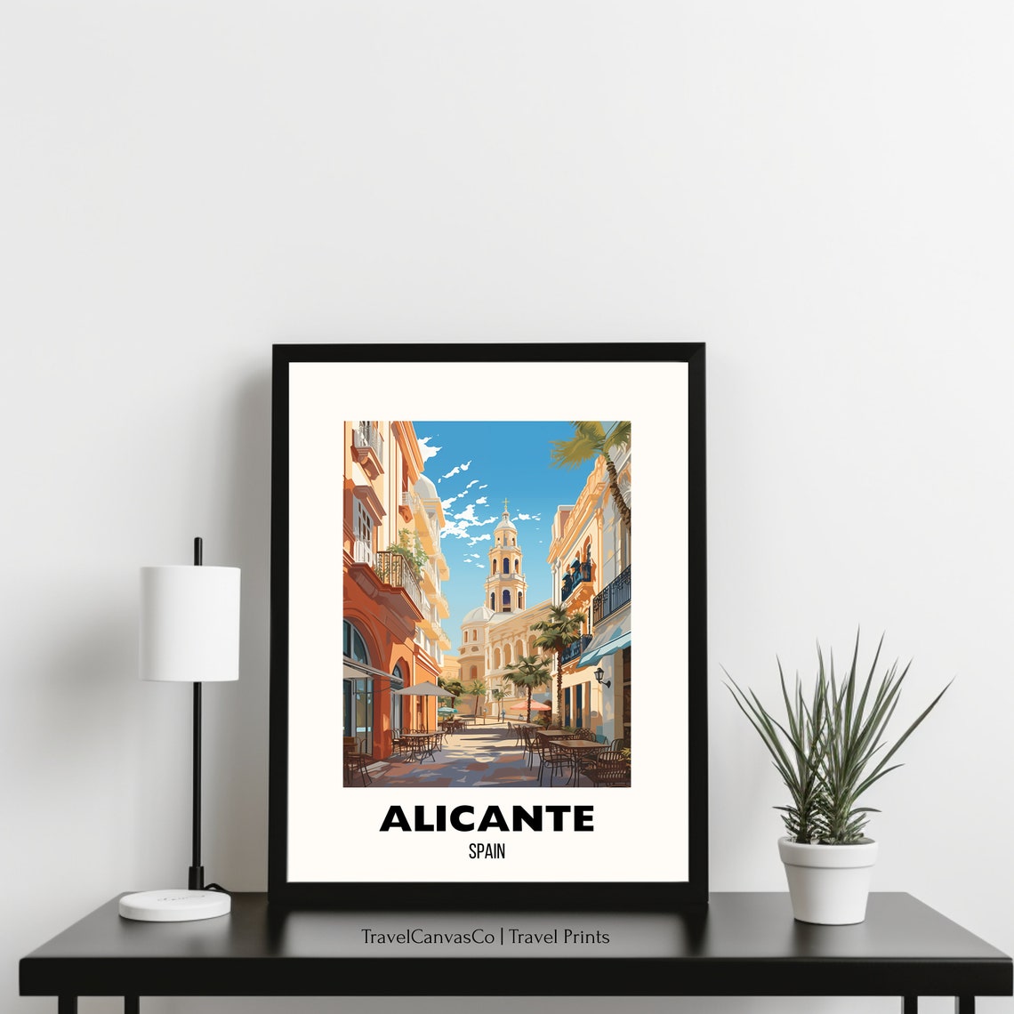 Alicante Travel Print Wall Art Alicante Spain Poster Alicante Spain Art Gift Spain Wall Art Europe Travel Prints City Poster - Image 3