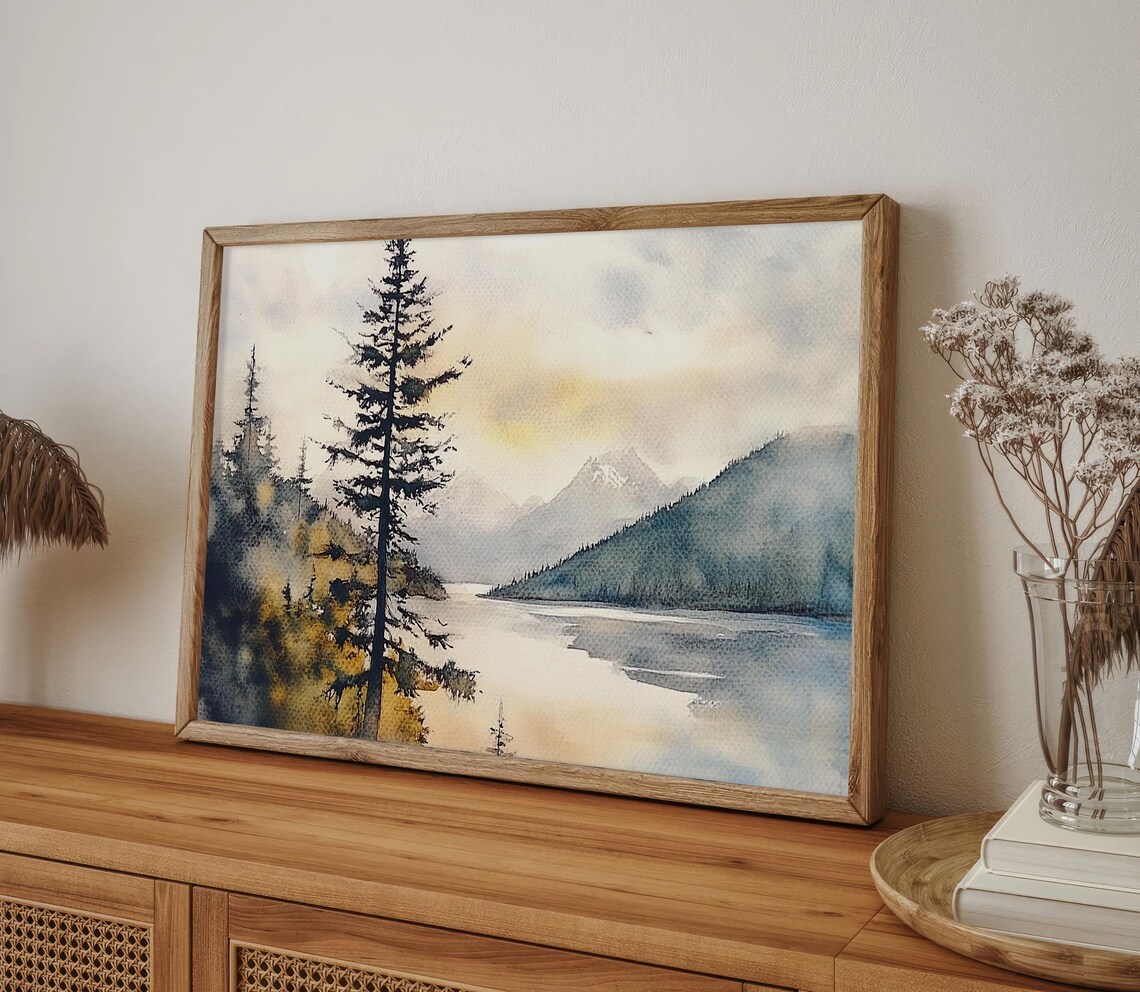 British Columbia Landscape Art Print, Squamish River - Image 4
