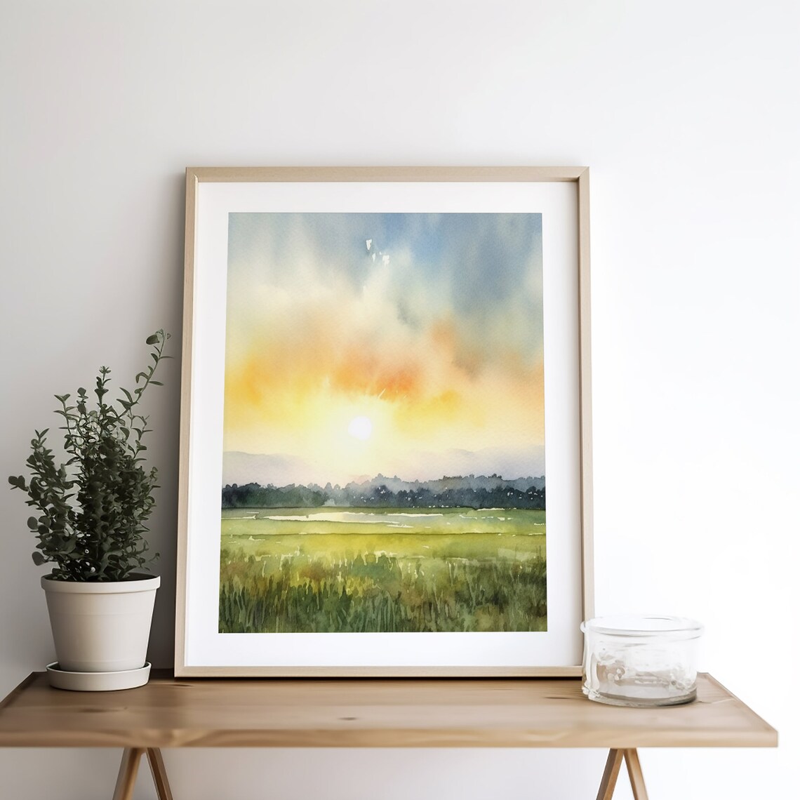 Marsh Painting Low Country Coastal Landscape Art Print - Image 3