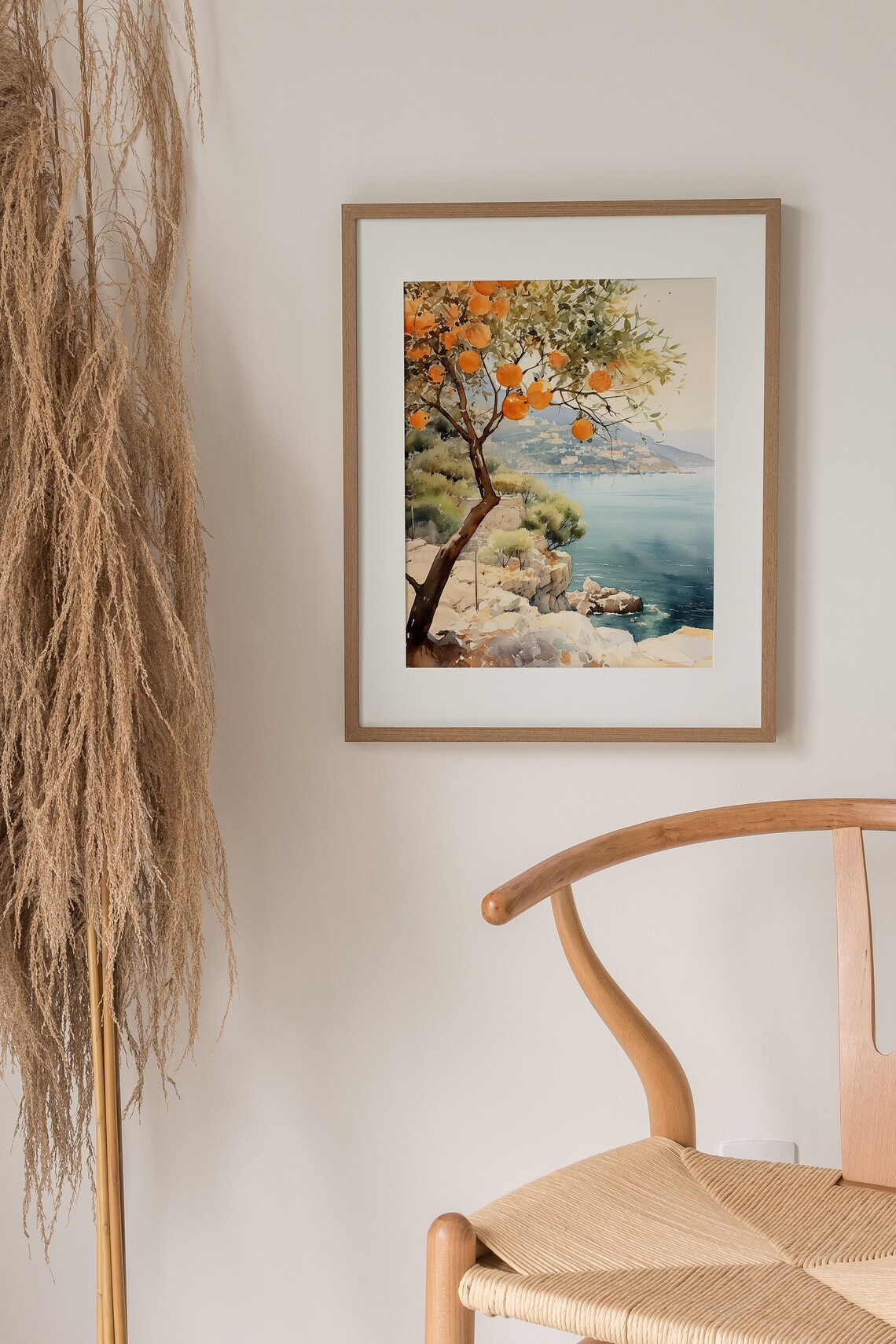 Cinque Terre Watercolor Travel Poster, Italian Coast - Image 5