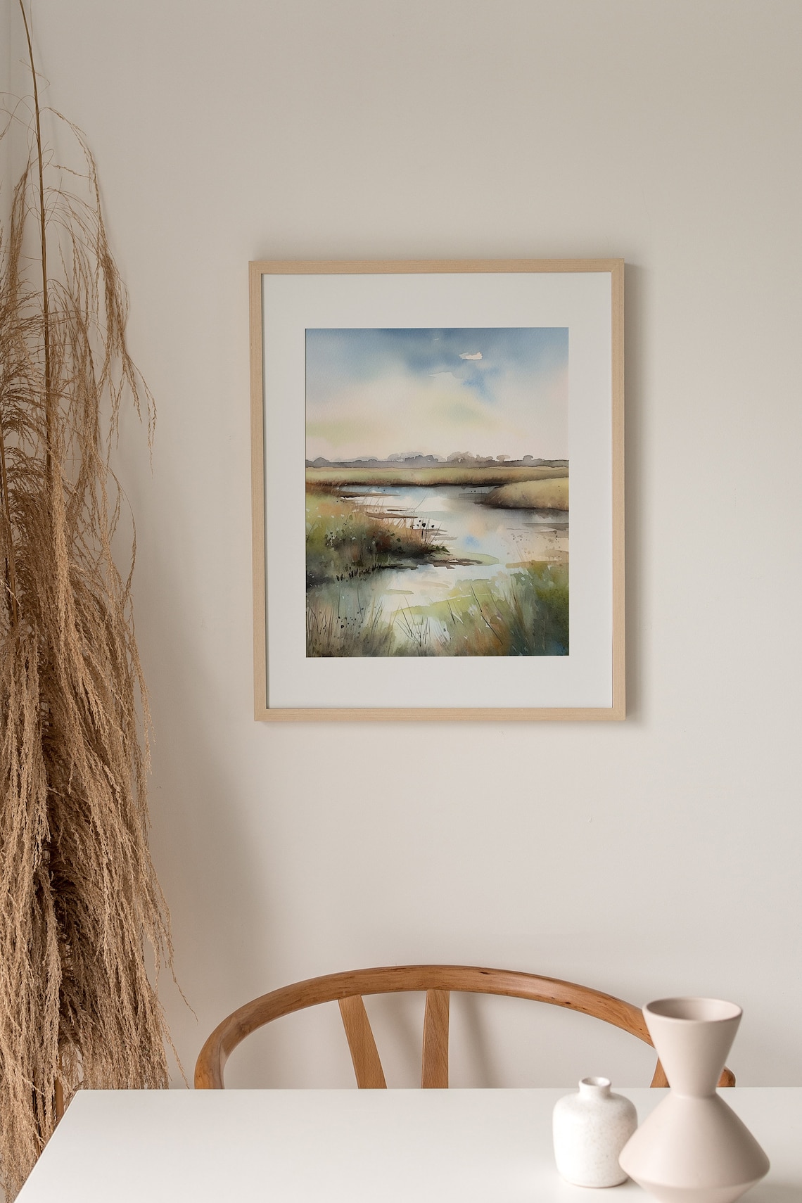 Marsh Painting Louisiana Lowcountry Watercolor Art Print - Image 5