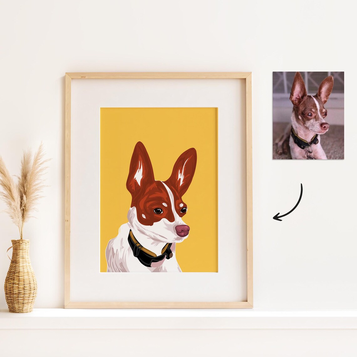 Custom Cat Portrait Art Print, Personalized Illustration - Image 3