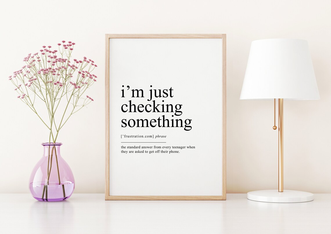 Funny Definition Poster, Teen Bedroom Decor - Image 2