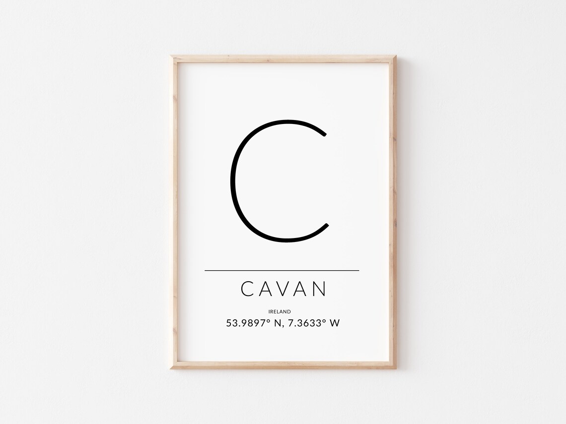 Co. Cavan Irish Travel Poster, Ireland Wall Decor - Image 2