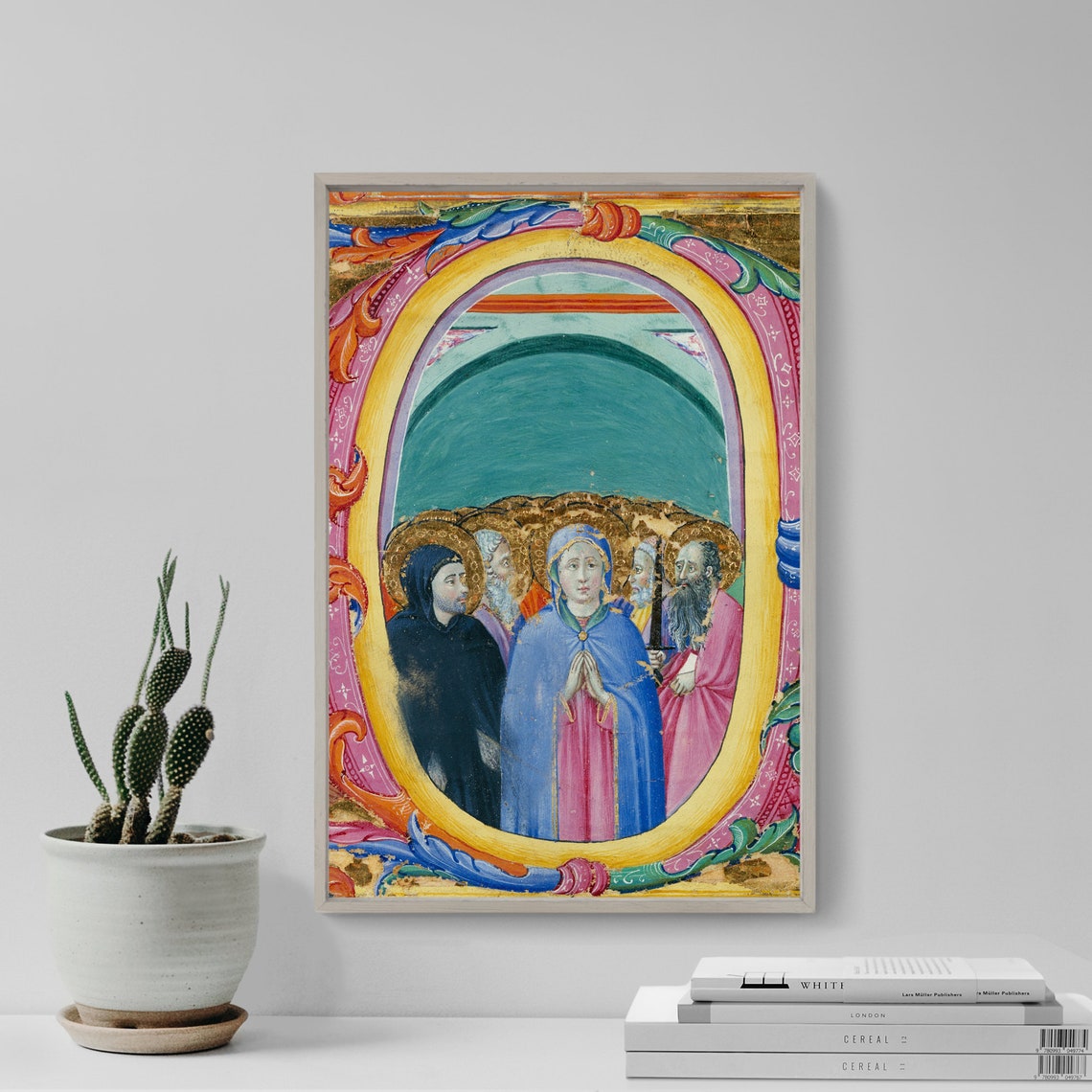 Osservanza Master All Saints 1440 Medieval Illuminated Art Poster