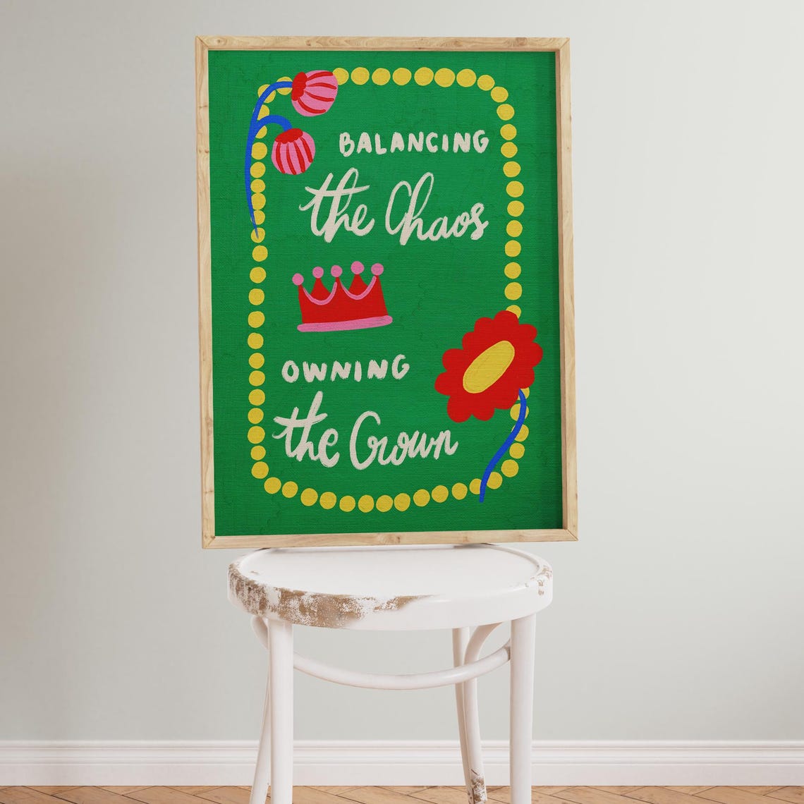 Boss Mom Motivational Quote Art Print, Empowering Office Decor