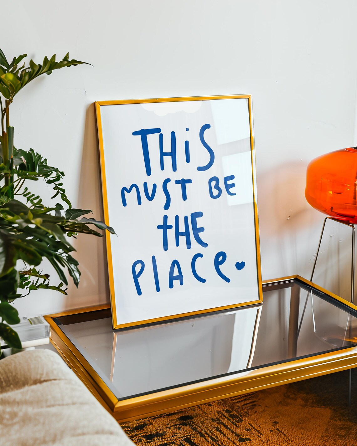 This Must Be The Place Inspirational Typography Print - Image 2
