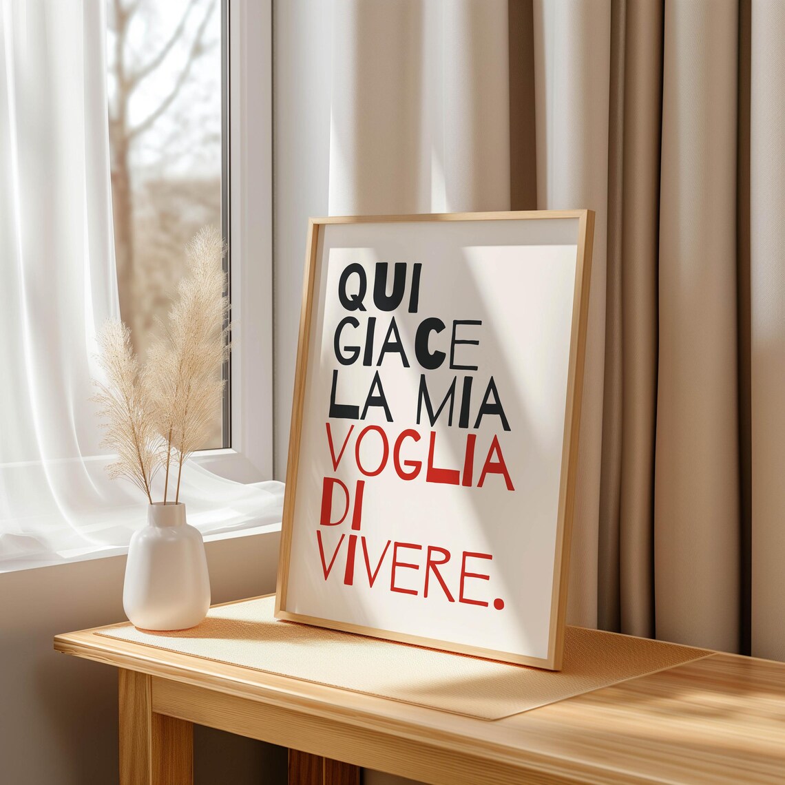 Modern Italian Typography, Funny Motivational Quote - Image 2