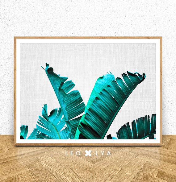 Palm Leaf Print Palm Leaf Tropical Leaf Print Palm Leaf Art Tropical Print Leaf Print Banana Leaf Print Banana Leaf Tropical Leaves