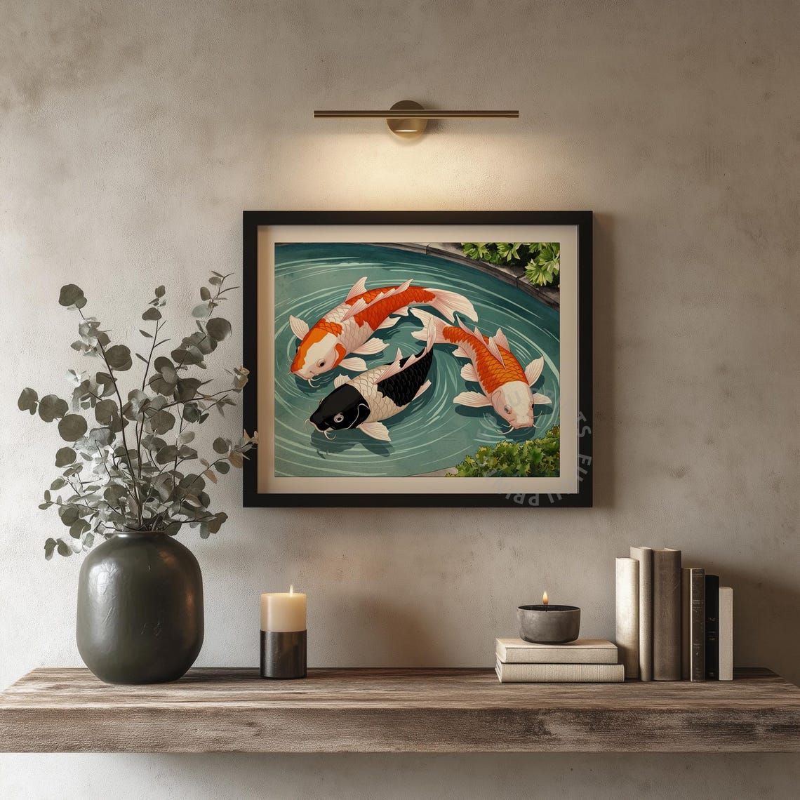 Koi Fish Japanese Zen Home Decor Art - Image 4