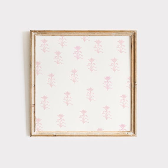 Vintage Girly Floral Print Wall Art Trendy Decor Botanical Illustration Living Room Art Cottage Girls Nursery Decor