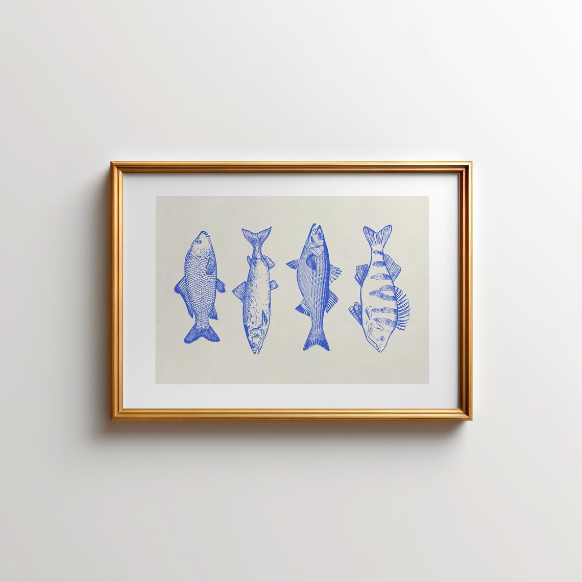 Catch Of The Day Coastal Cottagecore Art Print - Image 2