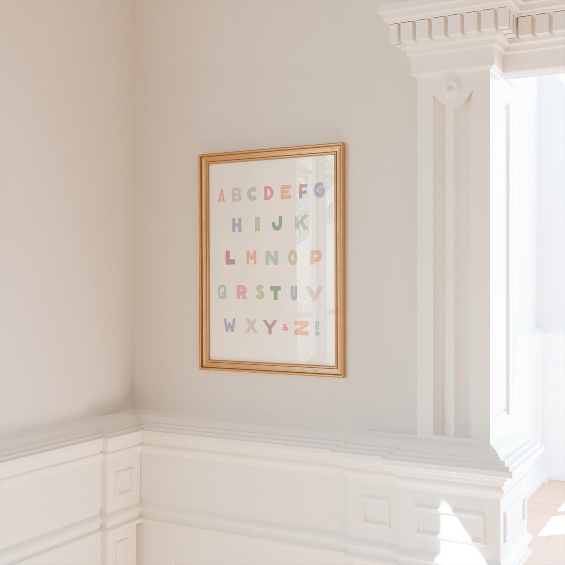 ABC Alphabet Print, Trendy Nursery Classroom Decor - Image 2