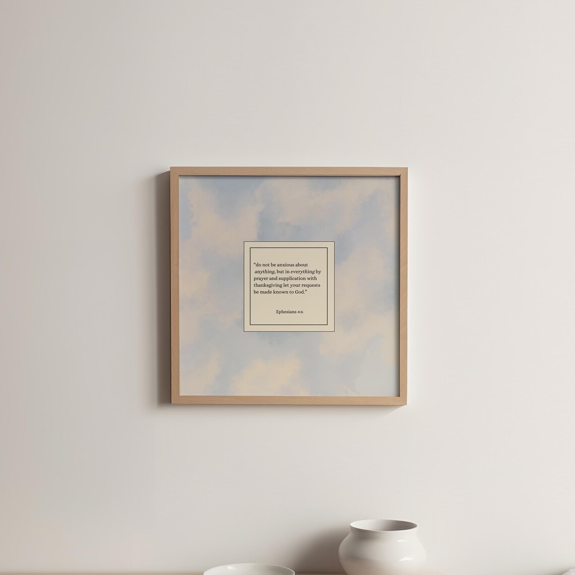 Do Not Be Anxious Scripture, Kitchen Wall Art - Image 5