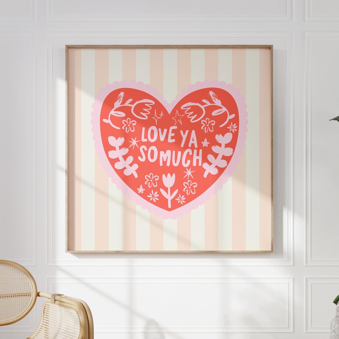 Valentines Day Heart, Trendy Decor Illustration - Image 5