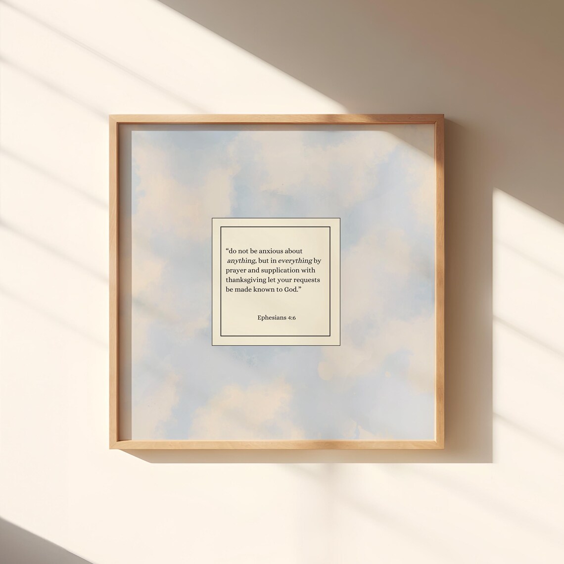 Do Not Be Anxious Scripture, Kitchen Wall Art - Image 2