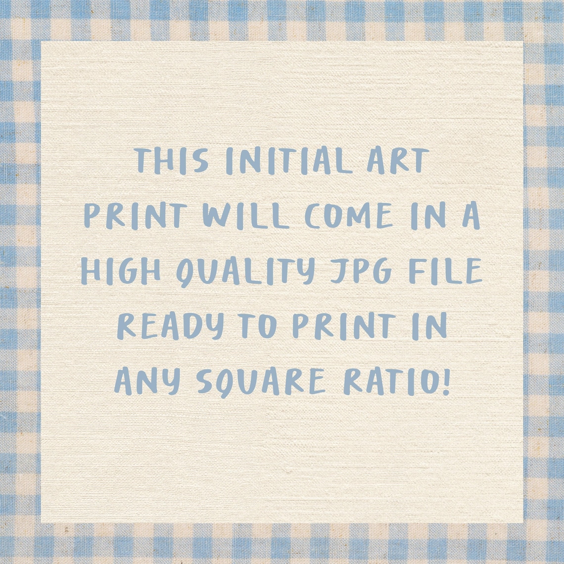 J Square Initial Floral Watercolor Art Print - Image 3