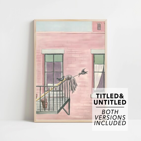 The New Yorker April 14 1945 Birds Perched on Mop Balcony Poster