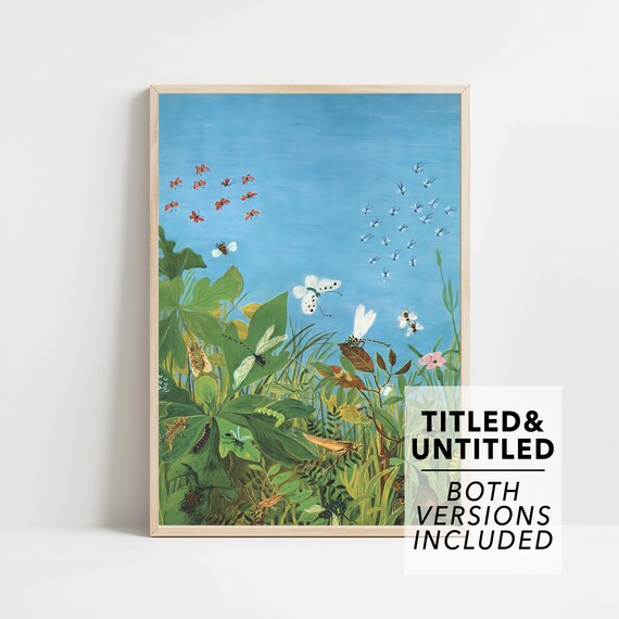 The New Yorker June 9 1962 Dragonflies Meadow Insects Nature Poster