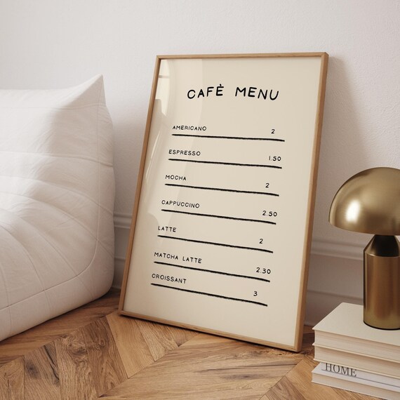 Coffee Station - Modern Travel Poster