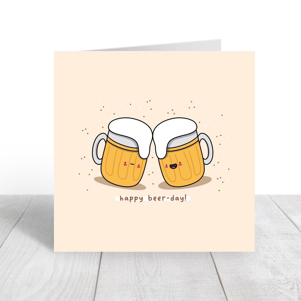 Happy Birthday Beer Pun Poster Print for Boyfriend - Image 4