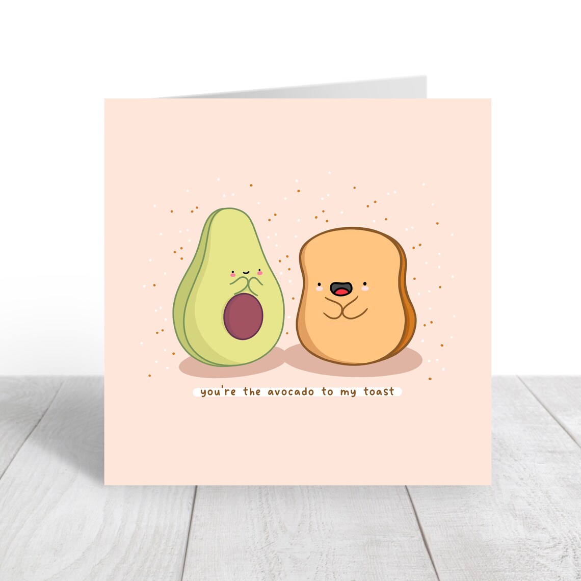 Avocado and Toast You Are the Avocado To My Toast Card Print - Image 2