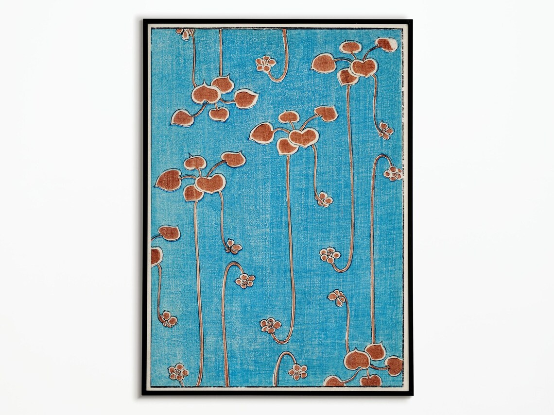 Japanese Bijutsu Sekai Poster, Watanabe Seitei Art Print