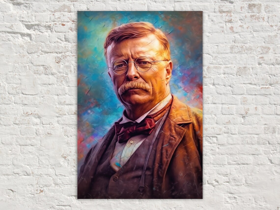 Theodore Roosevelt Legacy Historical Leader Art Print