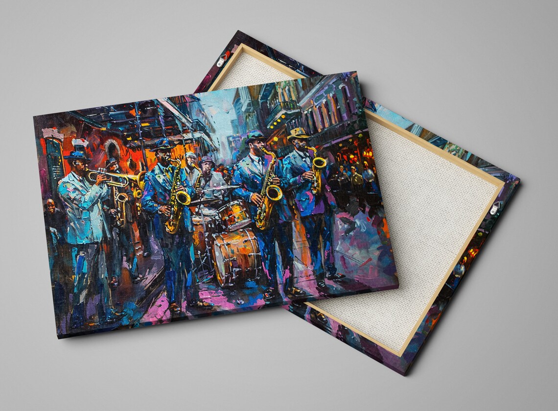 Nola Swing New Orleans Jazz Band, Music Art Print - Image 3