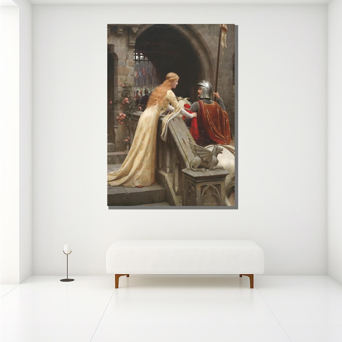 Godspeed by Edmund Blair Leighton Poster Print - Image 2