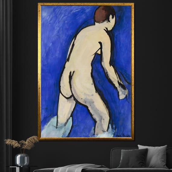 Henri Matisse Bather Painting Modern Art Abstract Nude Wall Decor Expressionist Artwork Classic Masterpiece Gift