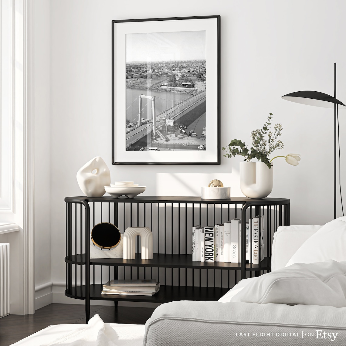 Khartoum Nile River Bridge Poster, Sudan Cityscape - Image 2