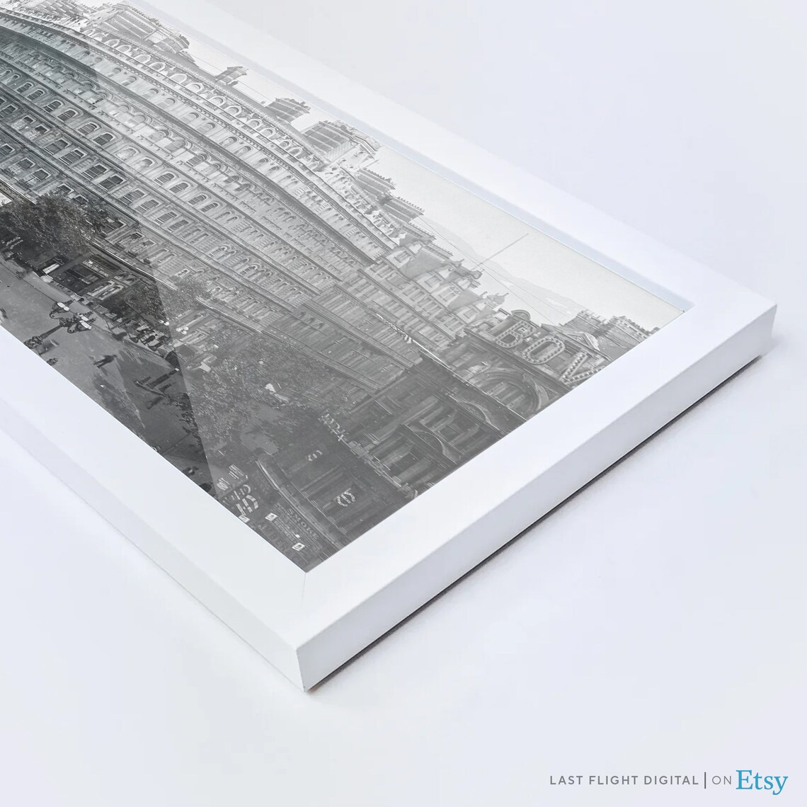 Historic London 1908 Trafalgar Square Vintage Panorama Photo Poster - Image 4