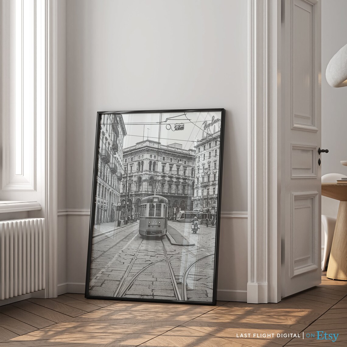 Milan Italy Tramway Trolley Travel Poster - Image 4