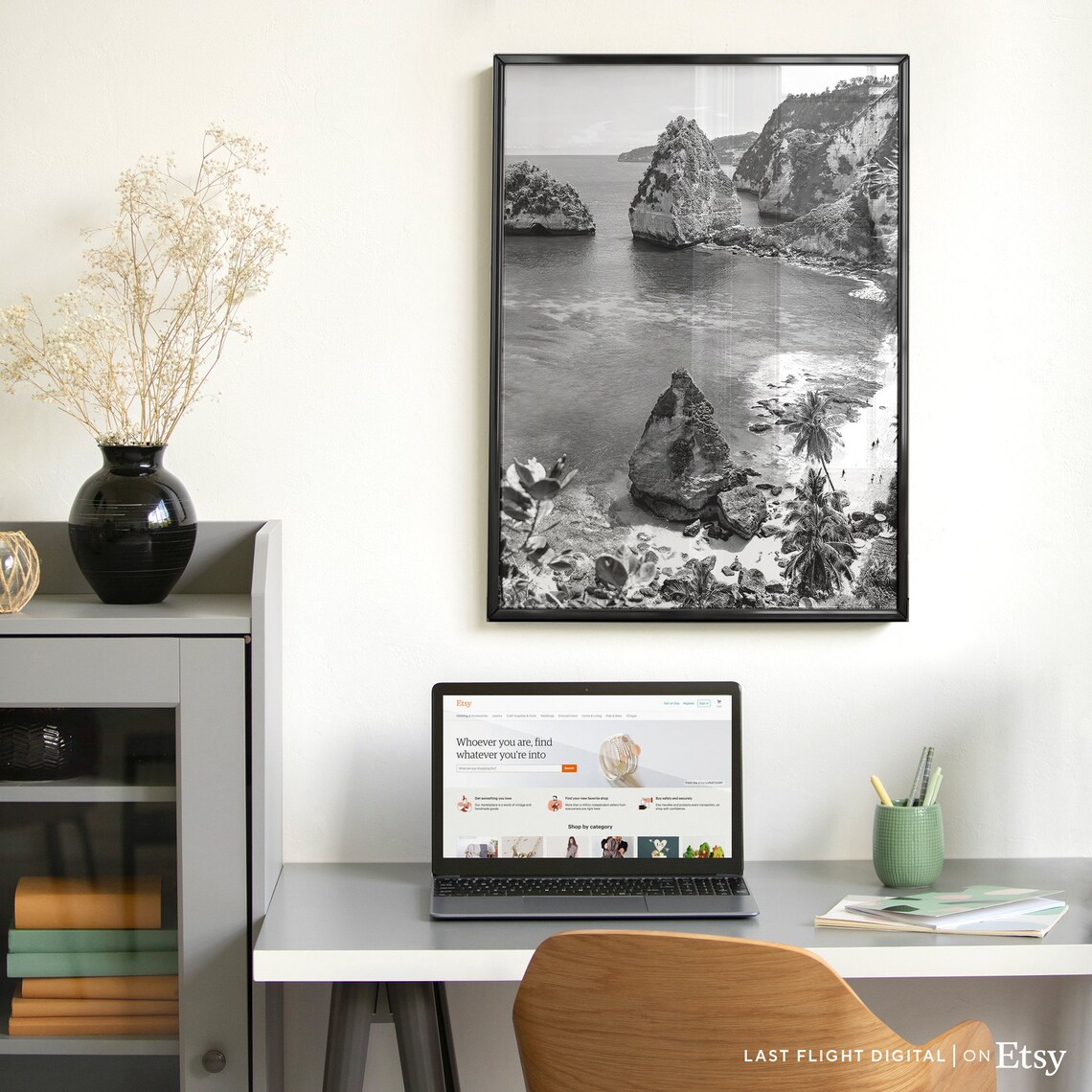 Bali Diamond Beach Indonesia Poster, Travel Print - Image 2