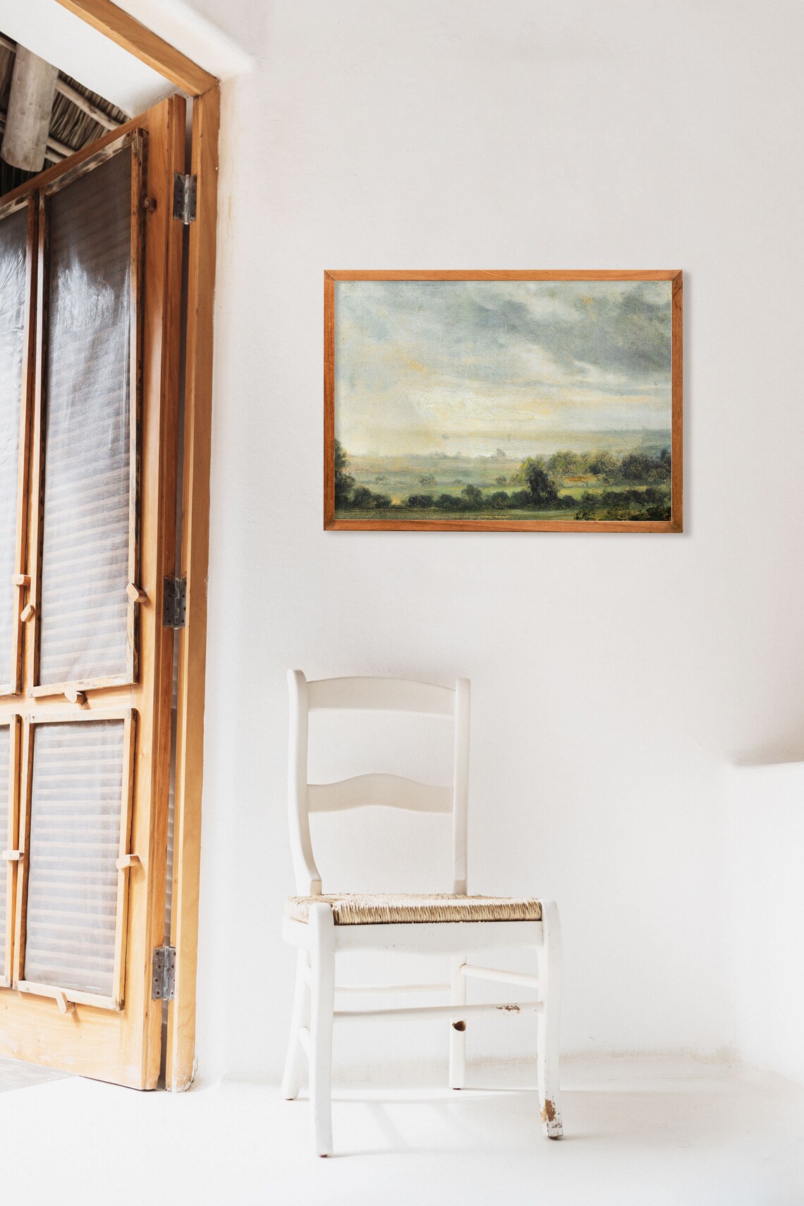 Vintage Pastoral Landscape, Rustic Countryside Art Print - Image 2