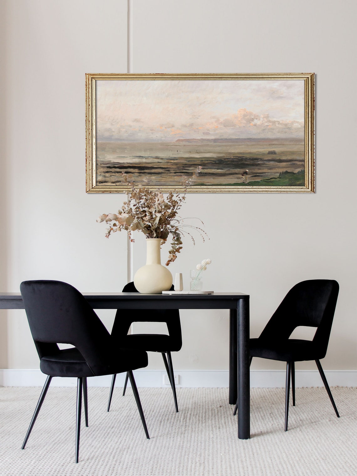 Moody Seascape Poster Print, French Country Decor - Image 2